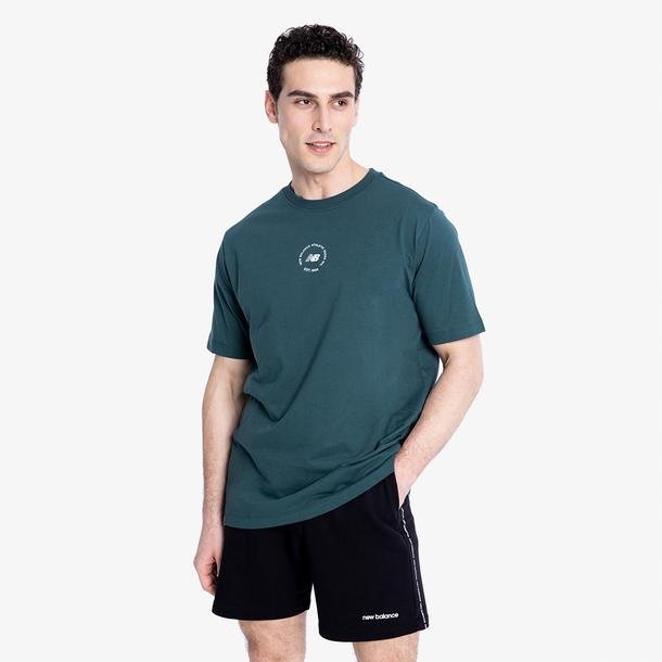 New Balance Unisex Yeşil Günlük T-Shirt