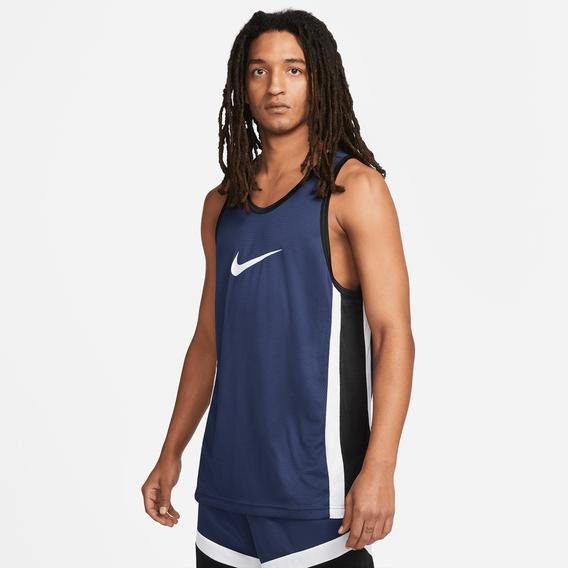 Nike Icon Dri-Fit Erkek Lacivert Basketbol Forması