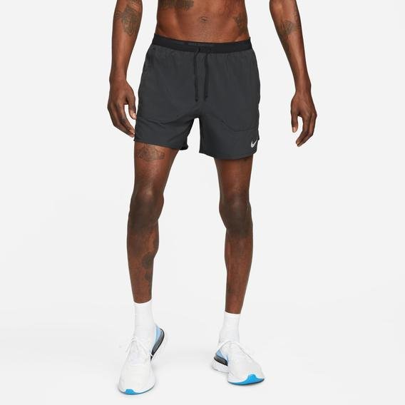 Nike Dri-Fit Stride Erkek Siyah Koşu Şortu