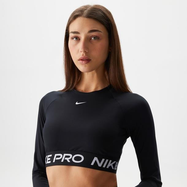 Nike Pro 365 Dri-Fit Kadın Siyah Antrenman T-Shirt