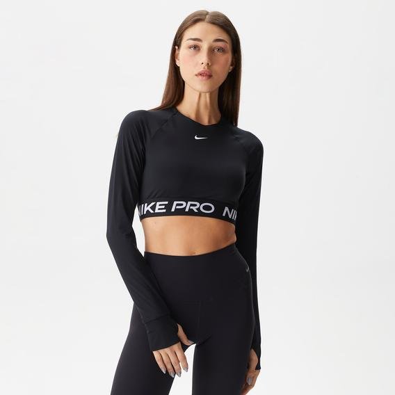 Nike Pro 365 Dri-Fit Kadın Siyah Antrenman T-Shirt