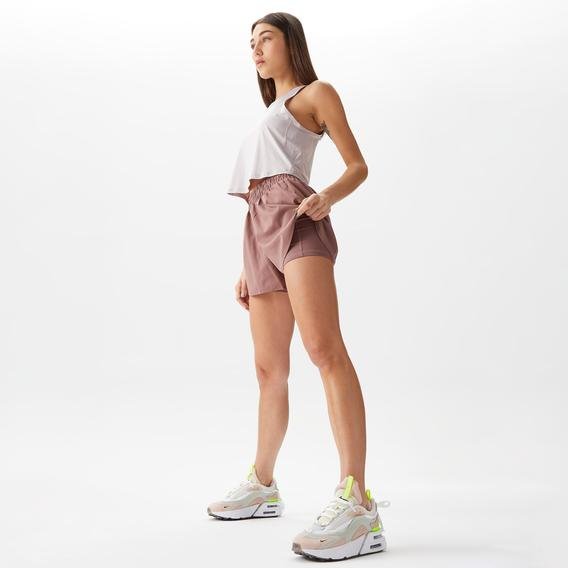 Nike One Dri-Fit Kadın Mor Koşu Şortu