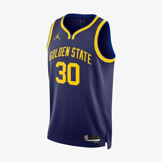 Nike Dri-Fit NBA Golden State Warriors Erkek Lacivert Basketbol Forması