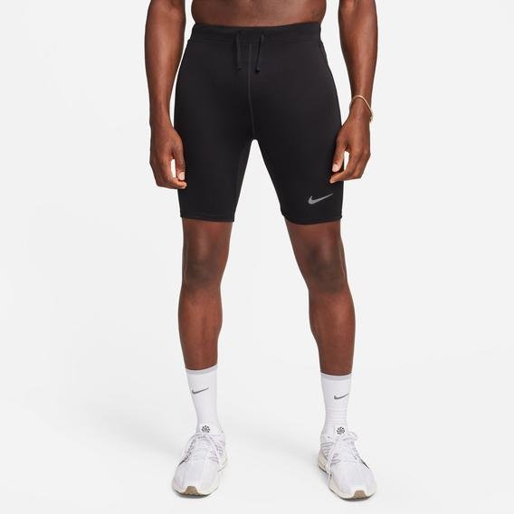 Nike Fast Dri-Fit Slip Erkek Siyah Koşu Taytı
