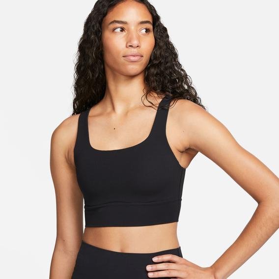 Nike Dri-Fit Alate Ellipse Kadın Siyah Antrenman Bra