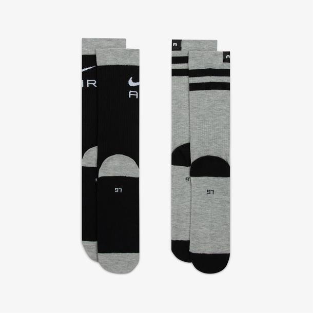 Nike Everyday Essential 2'li Unisex Siyah Günlük Çorap