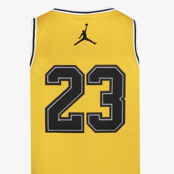Jordan 23 Çocuk Sarı Basketbol Forması