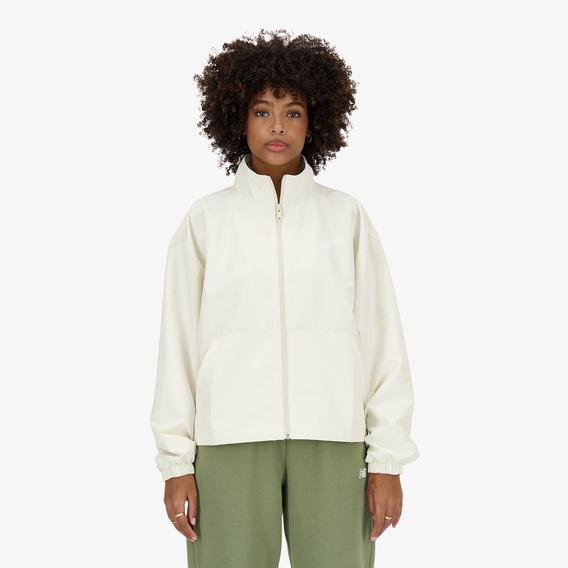 New Balance Woven Kadın Krem Ceket