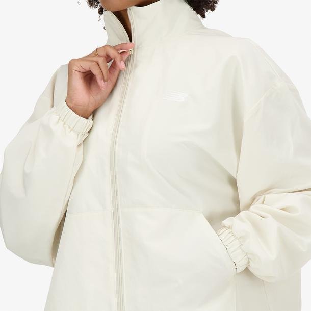 New Balance Woven Kadın Krem Ceket