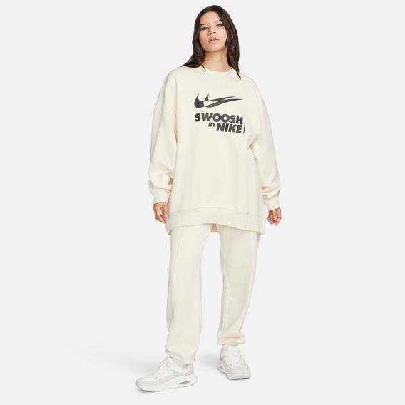 Nike Sportswear Fleece Kadın Bej Günlük Sweatshirt