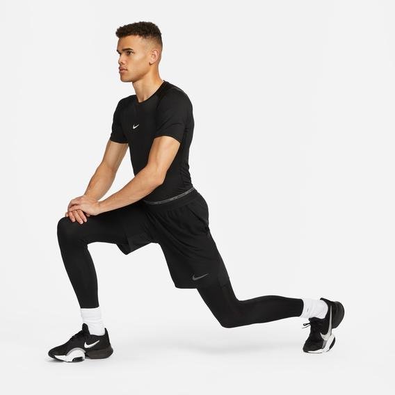Nike Pro Dri Fit Tight Top Erkek Siyah Antrenman T-Shirt