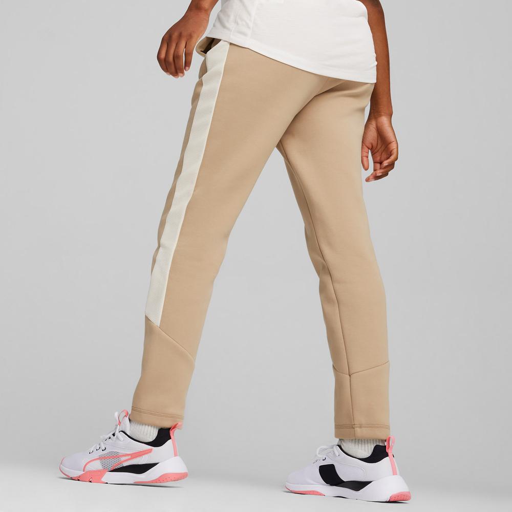 Puma Evostrıpe High-Waist Pants Kadın Bej Pantolon