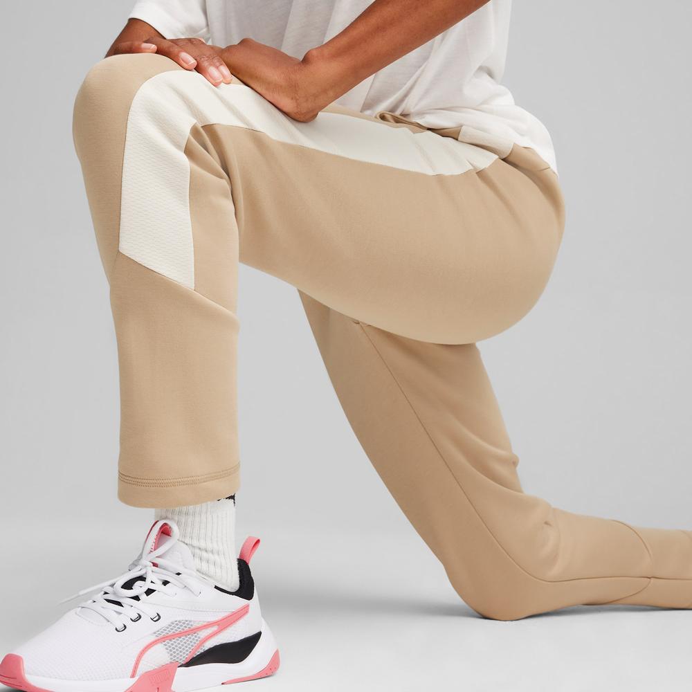 Puma Evostrıpe High-Waist Pants Kadın Bej Pantolon