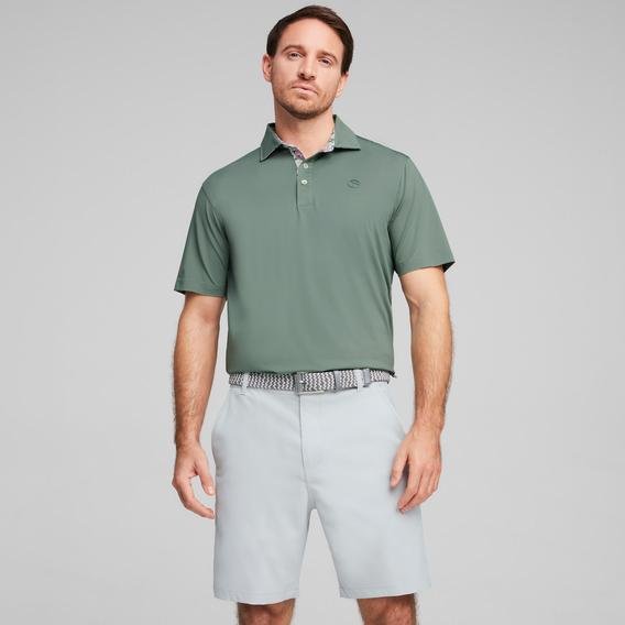 Puma X Arnold Palmer Floral Erkek Yeşil Golf Polo T-Shirt