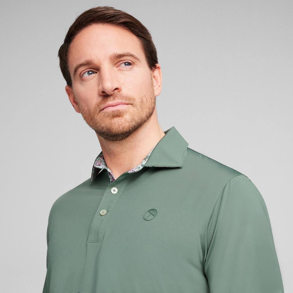 Puma X Arnold Palmer Floral Erkek Yeşil Golf Polo T-Shirt