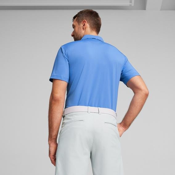 Puma X Arnold Palmer Floral Erkek Mavi Golf Polo T-Shirt
