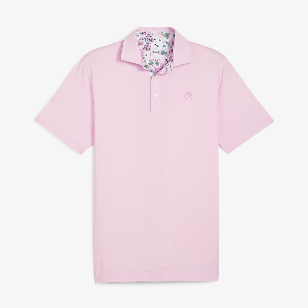 Puma X Arnold Palmer Floral Erkek Pembe Golf Polo T-Shirt