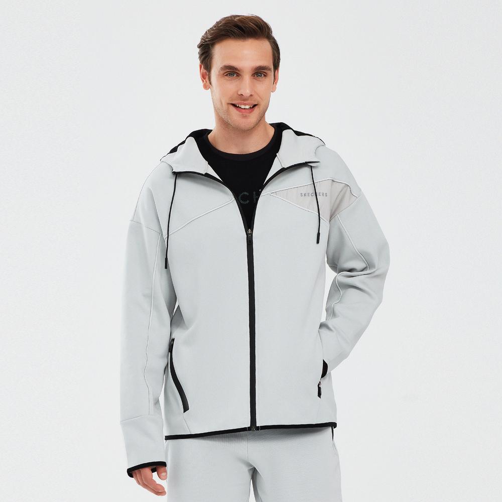 Skechers 2XI-Lock Erkek Gri Sweatshirt