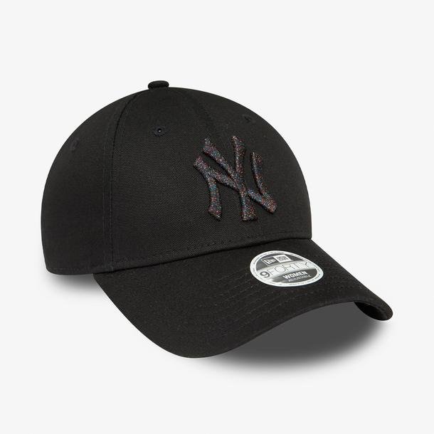 New Era New York Yankees Metallic Logo Kadın Siyah Şapka