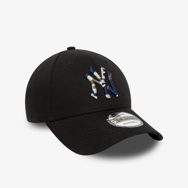 New Era New York Yankees Batik Logo Unisex Siyah Şapka