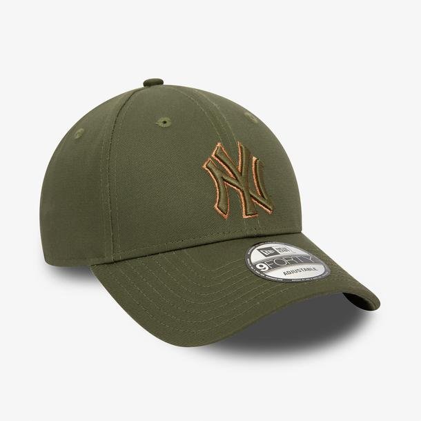 New Era New York Yankees Metallic Outline Unisex Yeşil Şapka