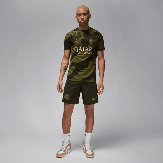 Nike Paris Saint Germain  Erkek Yeşil Futbol  Şortu