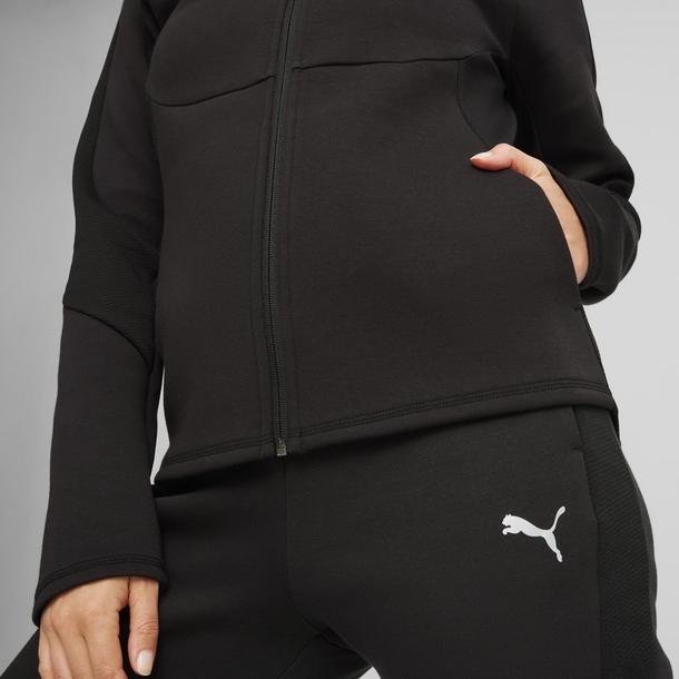 Puma Evostripe Fz Kadın Siyah Günlük Sweatshirt