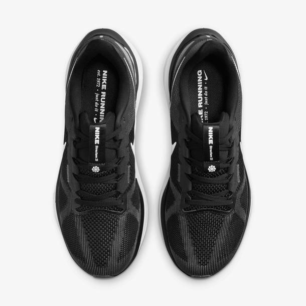 Nike Air Zoom Structure 25 Erkek Siyah Koşu Ayakkabısı