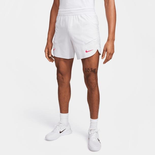 Nike Dri-Fit Rafa Nadal ADV 7 Erkek Beyaz Tenis Şortu