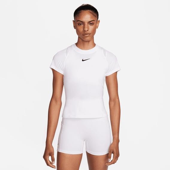 Nike Court Advantage Dri-Fit Kadın Beyaz Günlük T-Shirt
