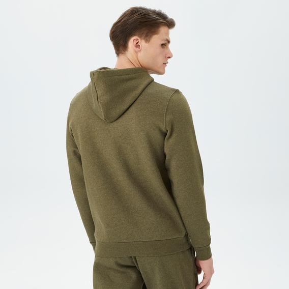 Under Armour Essential Fleece Hoodie Erkek Yeşil Sweatshirt