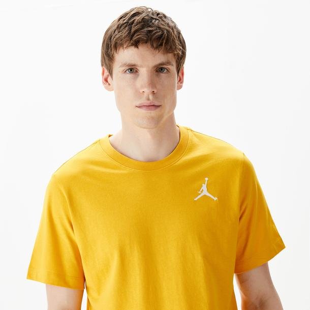 Jordan Jumpman Erkek Sarı Günlük T-Shirt