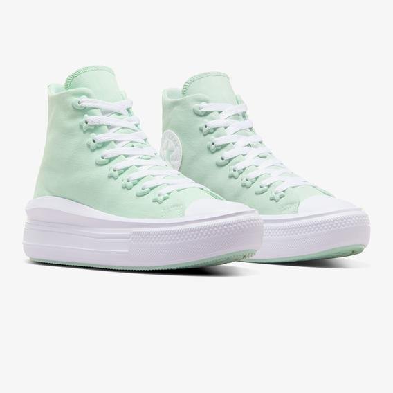 Converse Chuck Taylor All Star Motion Platform Stars Kadın Yeşil Sneaker