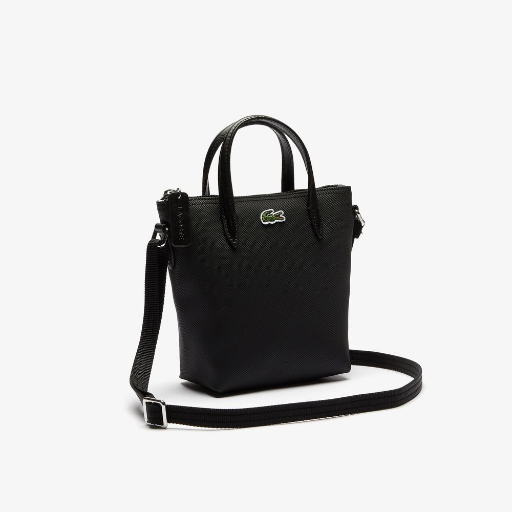 Lacoste L.12.12 Kadın Siyah Omuz Çantası