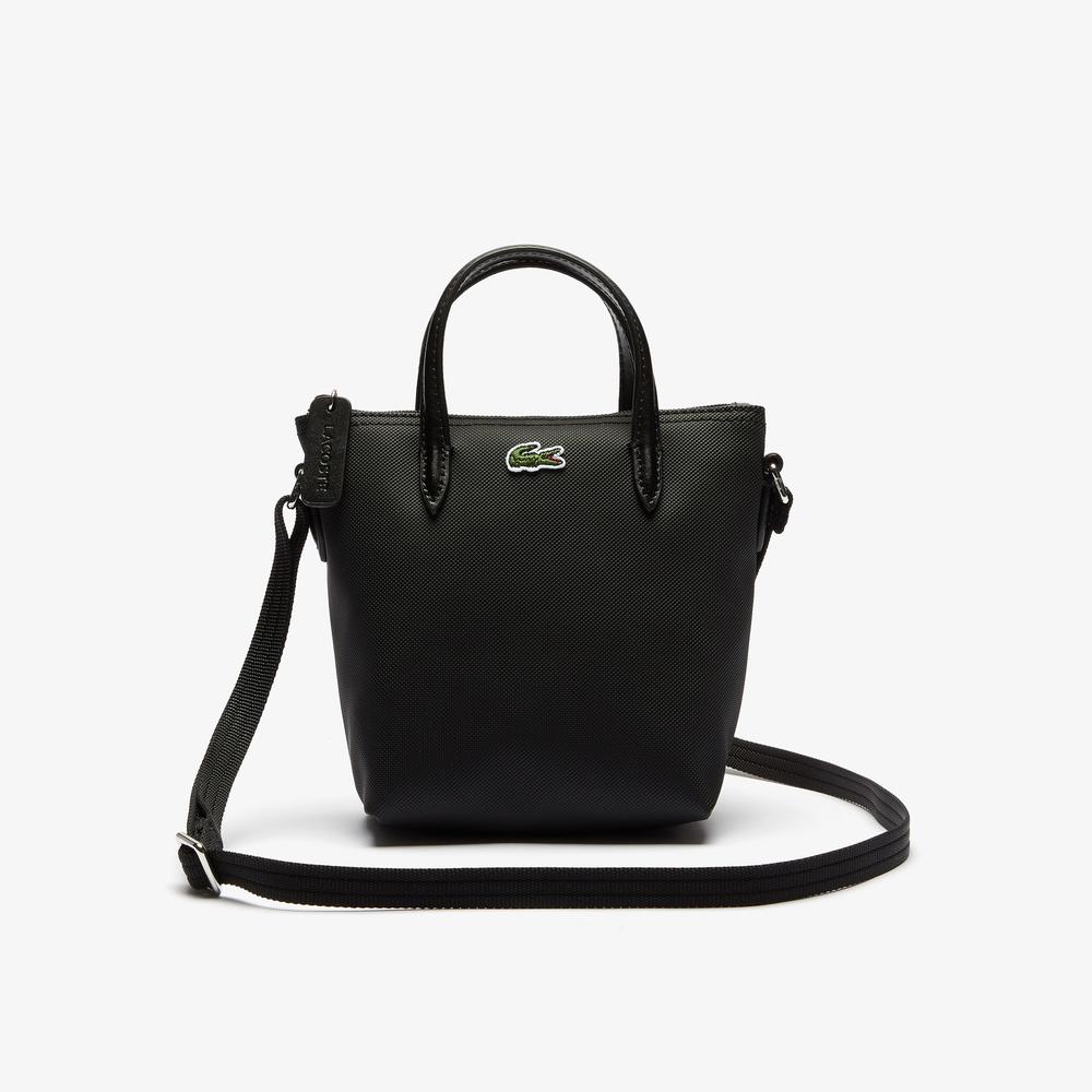Lacoste L.12.12 Kadın Siyah Omuz Çantası