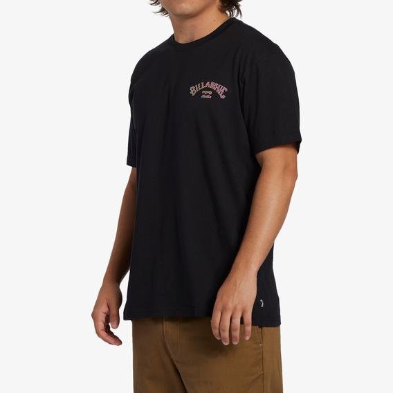 Billabong Arch Fill Erkek Siyah Günlük T-Shirt