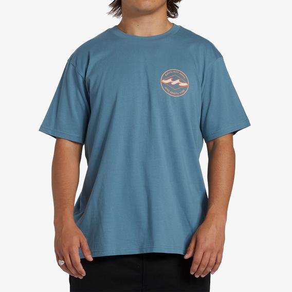 Billabong Rotor Diamond Erkek Mavi Günlük T-Shirt