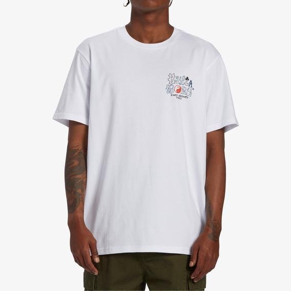 Billabong Worded Erkek Beyaz Günlük T-Shirt