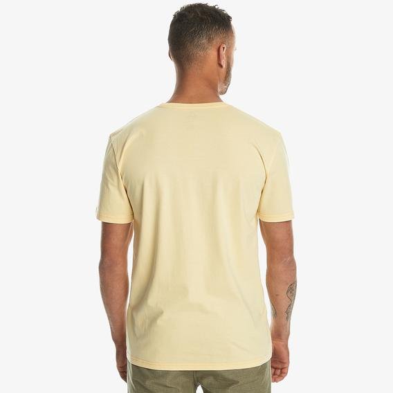 Quiksilver Mini Logo Erkek Sarı Günlük T-Shirt