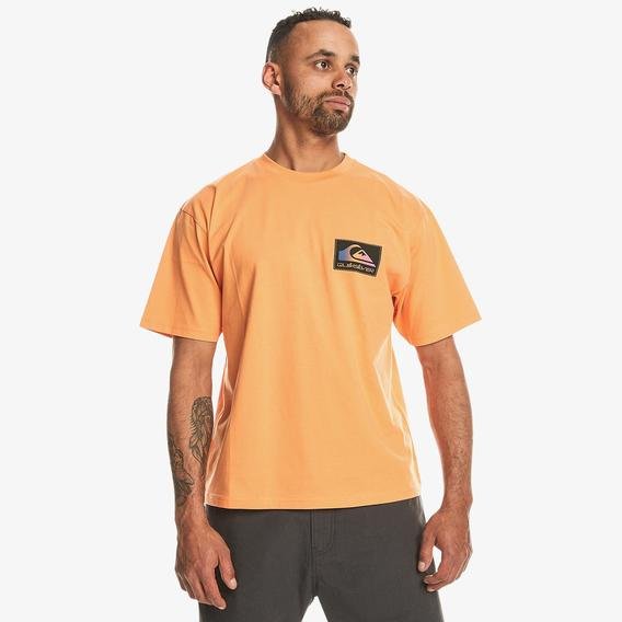 Quiksilver Backflash Erkek Turuncu Günlük T-Shirt