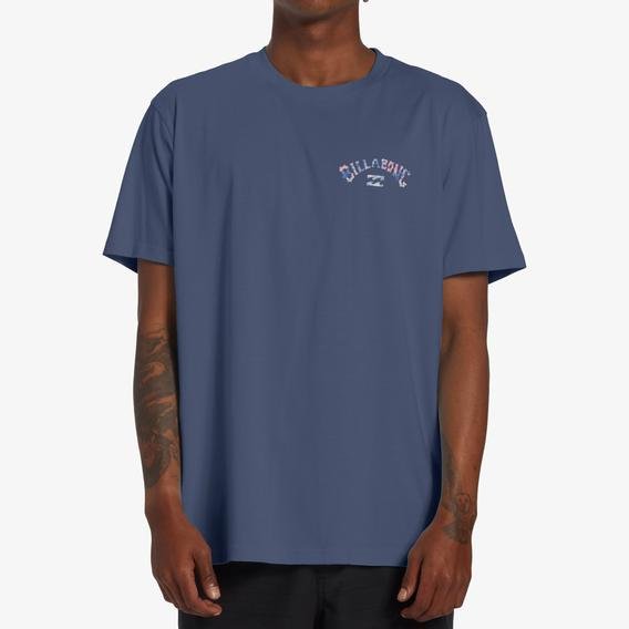 Billabong Arch Fill Erkek Mavi Günlük T-Shirt