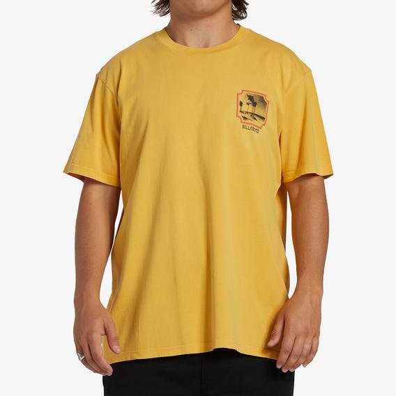 Billabong Reflections Erkek Sarı Günlük T-Shirt
