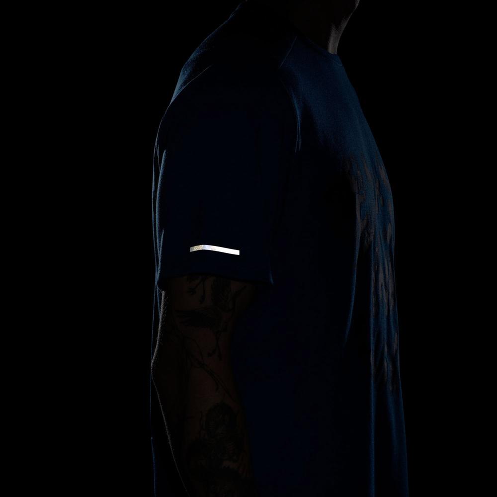 Nike 365 Run Dri-Fit Erkek Mavi Günlük T-Shirt