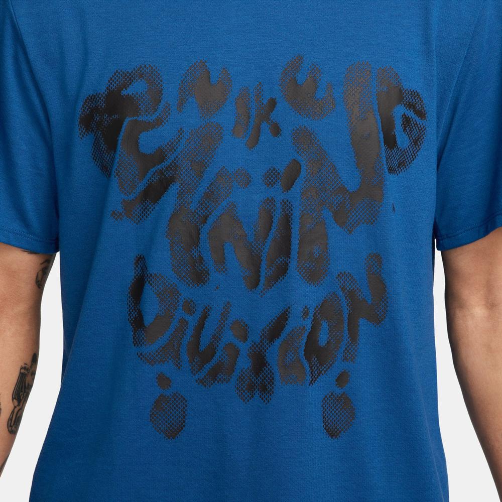 Nike 365 Run Dri-Fit Erkek Mavi Günlük T-Shirt