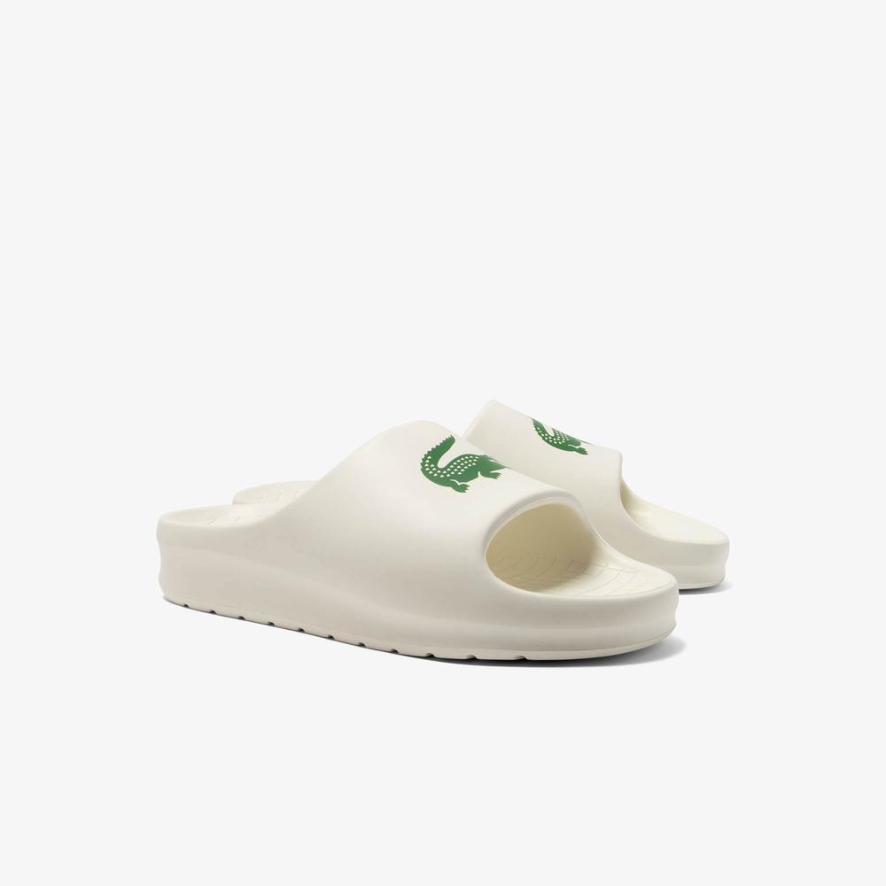 Lacoste Croco 2.0 Evo Erkek Beyaz Terlik
