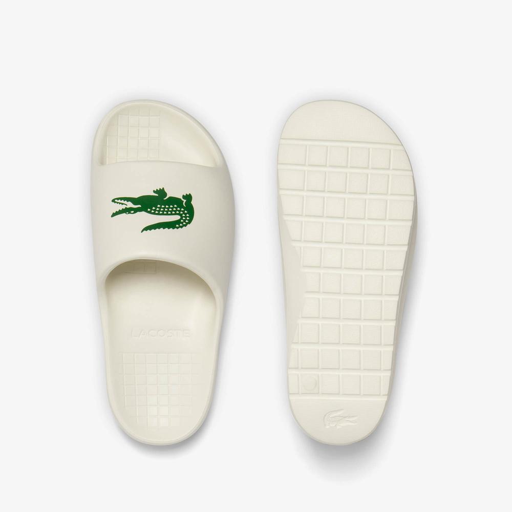 Lacoste Croco 2.0 Evo Erkek Beyaz Terlik