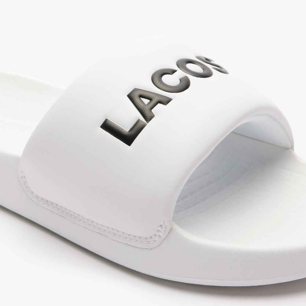 Lacoste Croco 1.0 Erkek Beyaz Terlik
