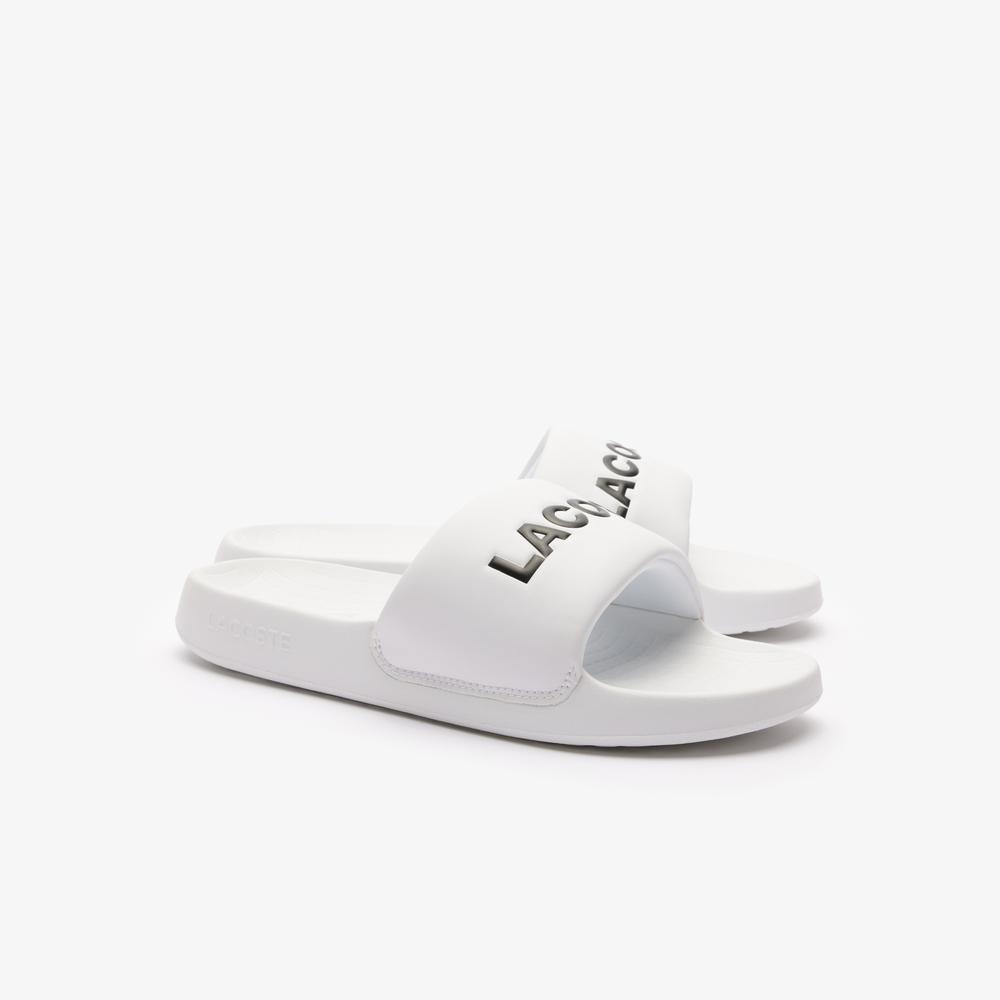 Lacoste Croco 1.0 Erkek Beyaz Terlik