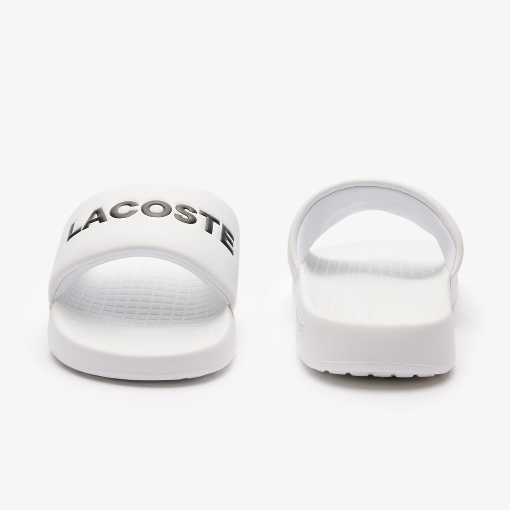 Lacoste Croco 1.0 Erkek Beyaz Terlik