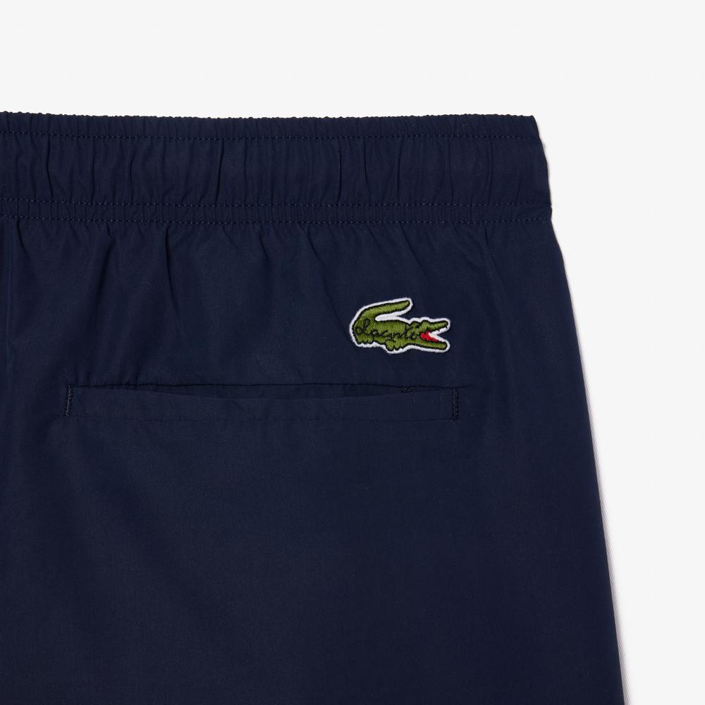 Lacoste Erkek Baskılı Lacivert Mayo Şort